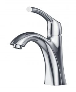 Allora USA A-6550-C SINGLE HANDLE CHROME BATHROOM FAUCET – TULIP SERIES