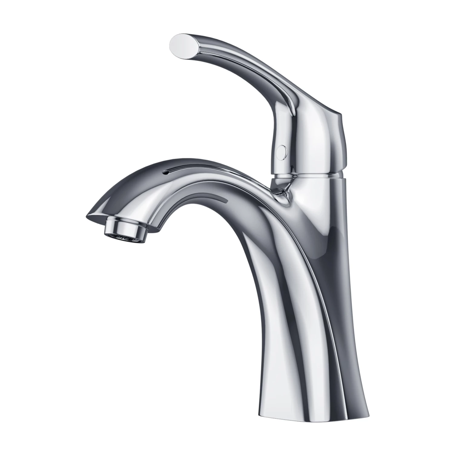 Allora USA A-6550-C SINGLE HANDLE CHROME BATHROOM FAUCET – TULIP SERIES 1 Allora USA A-6550-C SINGLE HANDLE CHROME BATHROOM FAUCET – TULIP SERIES