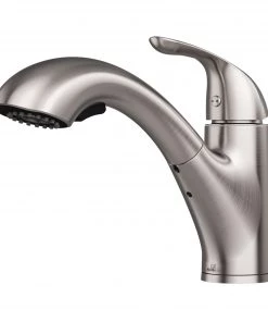 Allora USA - A-700-BN Kitchen Faucet - Single Handle Kitchen Faucet - Brushed Nickel Faucets