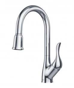 Allora USA - A-710-C Kitchen Faucet - Single Handle Pull Down Sprayer - Chrome