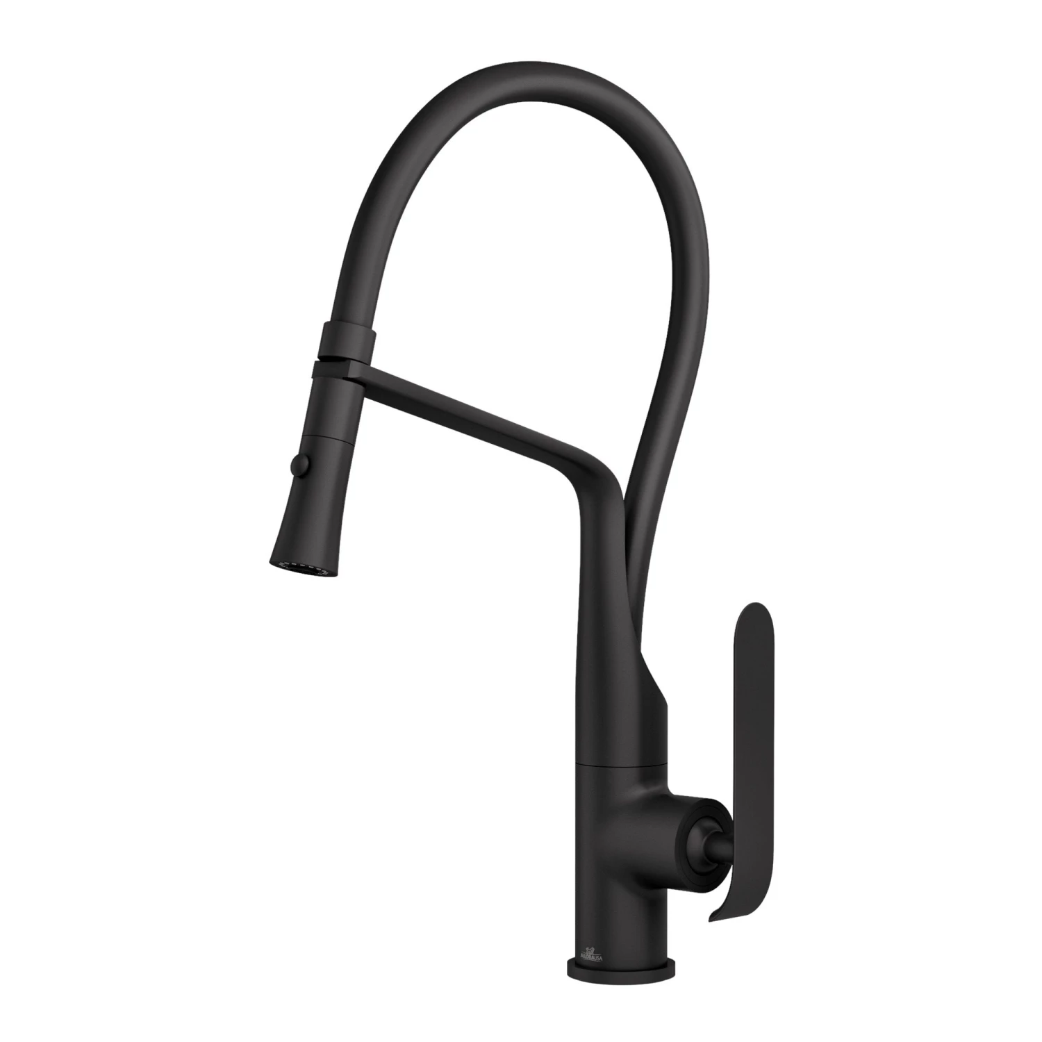 Allora USA - A-760-BL Single Handle Kitchen Faucet In Black 1 Allora USA - A-760-BL Single Handle Kitchen Faucet In Black