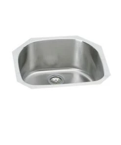 Elkay Signature Plus Undermount Stainless Steel 24 In. 0-Hole Single Bowl Kitchen Sink