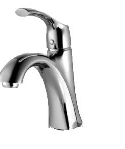 Allora USA A-6550-C SINGLE HANDLE CHROME BATHROOM FAUCET – TULIP SERIES