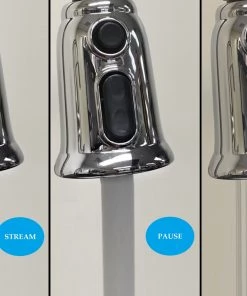 Allora USA - A-710-C Kitchen Faucet - Single Handle Pull Down Sprayer - Chrome