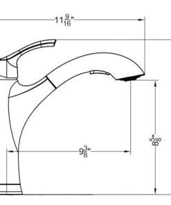 Allora USA A-720-G Single Handle Kitchen Faucet In Gold