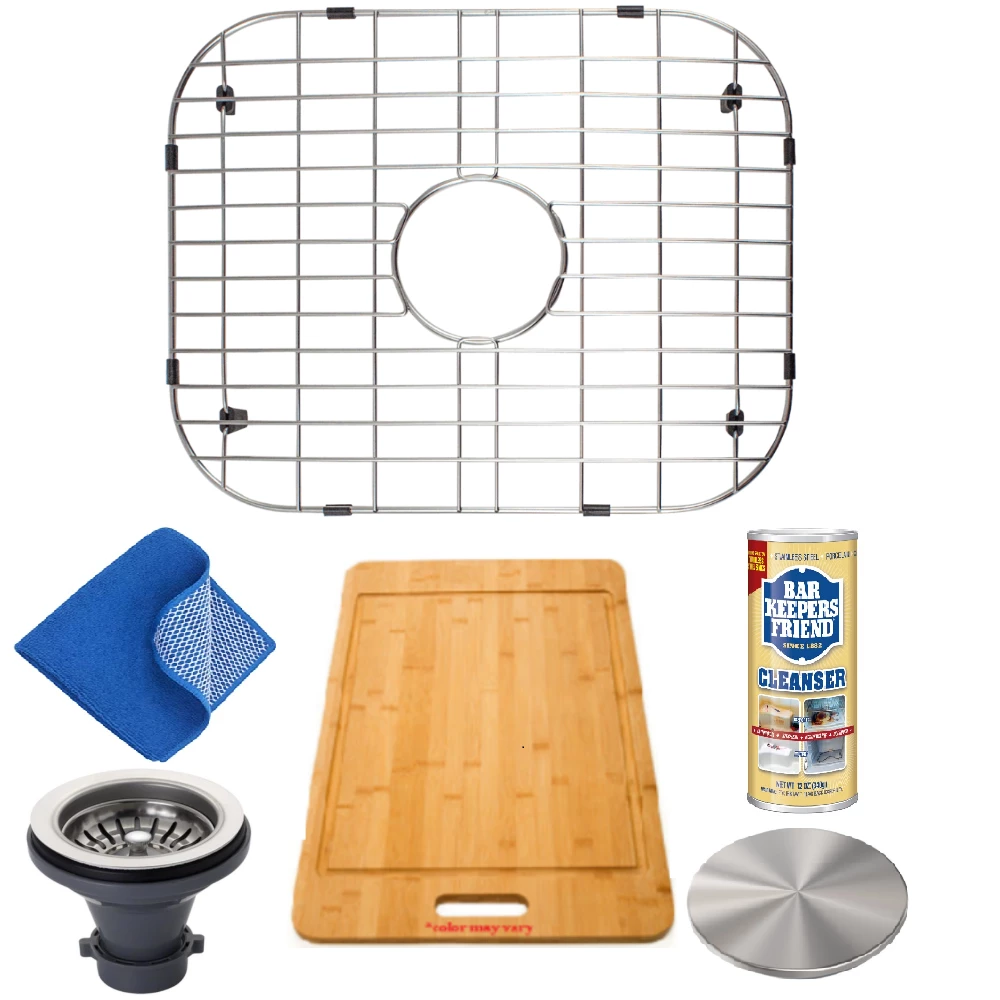 Allora USA - GR-2318 Combo Stainless Steel Sink Grid 1 Allora USA - GR-2318 Combo Stainless Steel Sink Grid