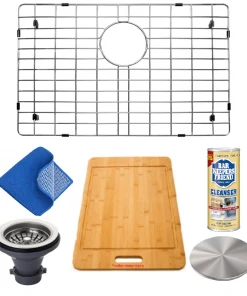 Allora USA - GRHM-2718 Combo- Stainless Steel Kitchen Sink Grid Grid Combo
