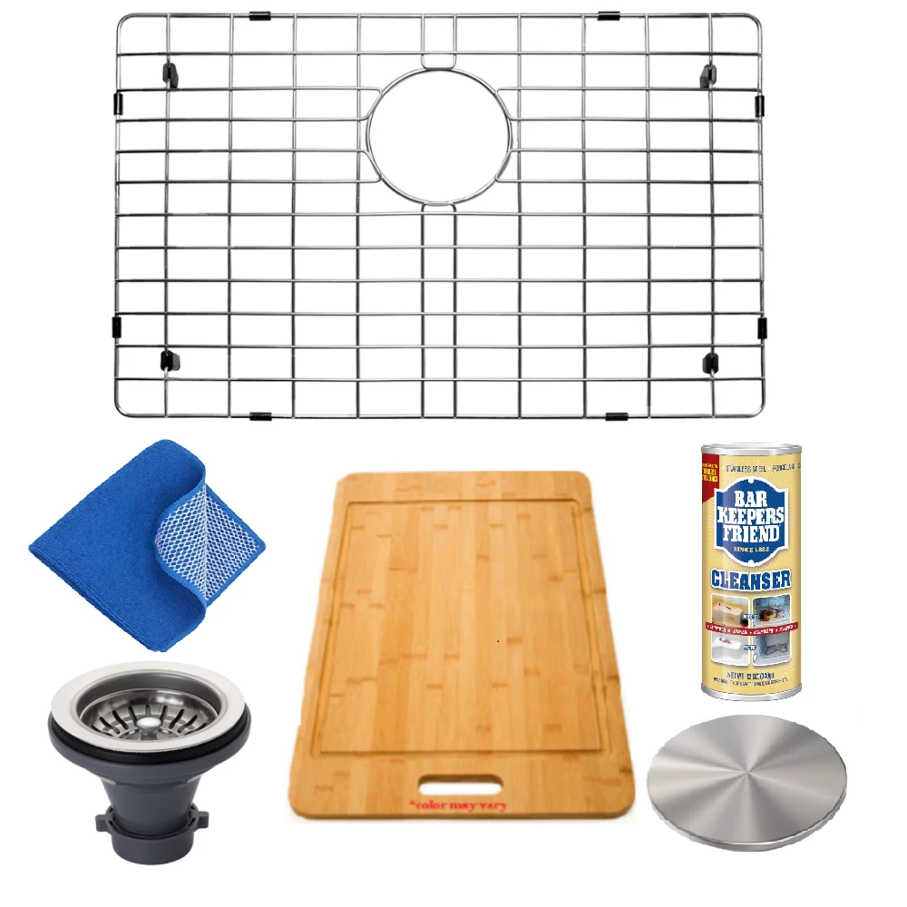 Grid Combo Allora USA - GRHM-3018 Combo- Stainless Steel Kitchen Sink Grid 1 Grid Combo Allora USA - GRHM-3018 Combo- Stainless Steel Kitchen Sink Grid