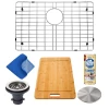 Grid Combo Allora USA - GRHM-3621F Combo- Stainless Steel Sink Grid With Protective Bumpers And Feet