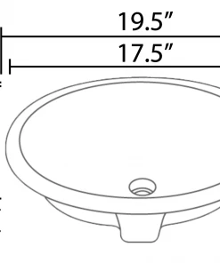 Allora USA - ADA-1417 - 17" X 14" X 5" Vanity Sink Series - White