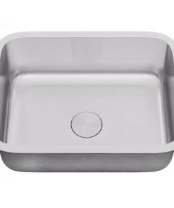 Sinks Allora USA - ADA-3018- 30" X 18" X 6" Undermount Single Bowl 18 Gauge Stainless Steel Kitchen Sink