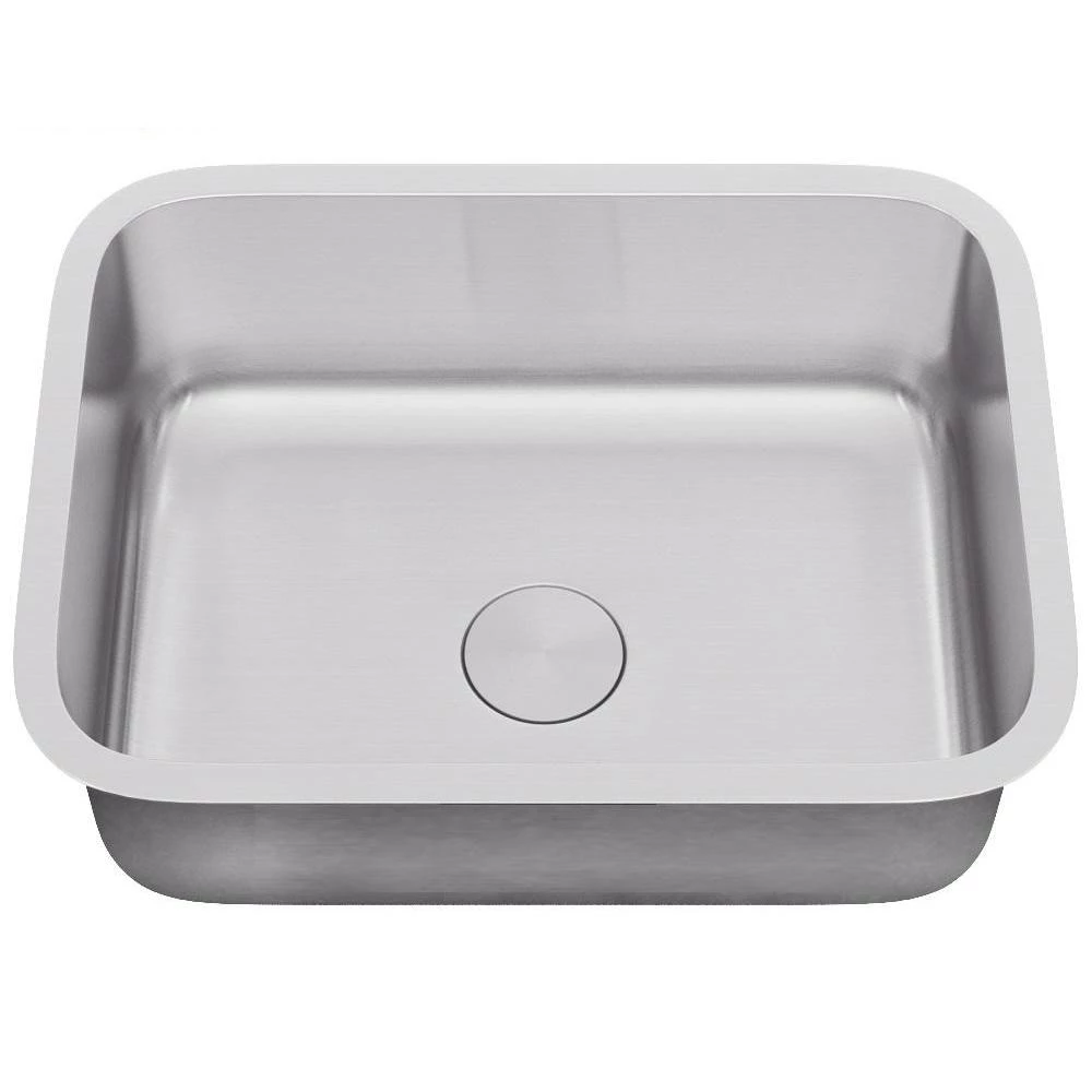 Sinks Allora USA - ADA-3018- 30" X 18" X 6" Undermount Single Bowl 18 Gauge Stainless Steel Kitchen Sink 1 Sinks Allora USA - ADA-3018- 30" X 18" X 6" Undermount Single Bowl 18 Gauge Stainless Steel Kitchen Sink
