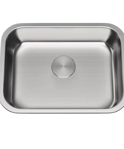 Allora USA - ADA-2318 - 23'' X 18" X 5 1/2" Undermount Single Bowl 18 Gauge Stainless Steel Kitchen Sink