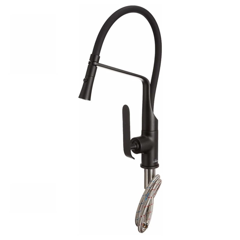 Allora USA - A-760-BL Single Handle Kitchen Faucet In Black 7 Allora USA - A-760-BL Single Handle Kitchen Faucet In Black