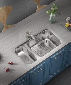 Allora USA KSN-3218R Undermount Double Bowl Kitchen Sink Sinks