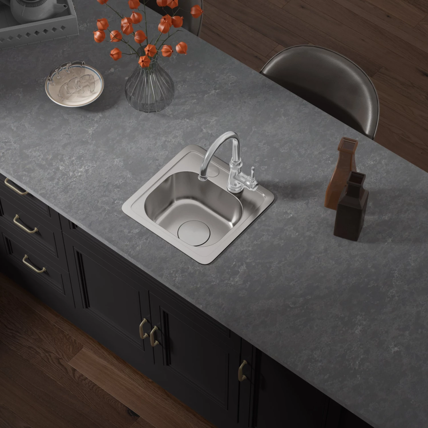 Allora USA BAR-7260-C Single Handle Chrome Bar Faucet 4 Allora USA BAR-7260-C Single Handle Chrome Bar Faucet