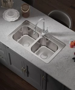 Allora USA - A-710-C Kitchen Faucet - Single Handle Pull Down Sprayer - Chrome