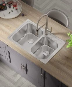 Allora USA - A-730-BN Kitchen Faucet - Magnetic Pull-Out Sprayer - Brush Nickel