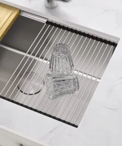 Allora USA KHWS-2718-R15 Workstation Undermount Stainless Steel Kitchen Sink