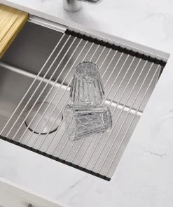 Allora USA KHWS-2318-R15 Workstation Undermount Stainless Steel Kitchen Sink Sinks