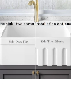 NEW! Allora USA FC-3020-S Farmhouse Fireclay Kitchen Sink Sinks