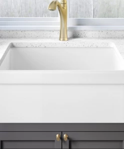 NEW! Allora USA FC-3020-S Farmhouse Fireclay Kitchen Sink Sinks