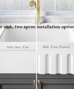 NEW! Allora USA FC-3220-S Farmhouse Fireclay Kitchen Sink Sinks