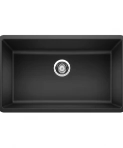 NEW! Allora USA GC-3118-S Black Granite Composite Kitchen Sink