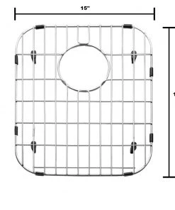 Faucets Allora USA - GR-2132-B&S Combo - Stainless Steel Sink Grid
