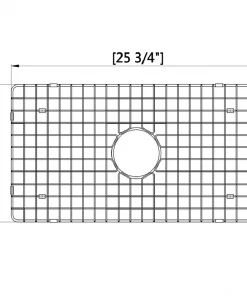 Allora USA - GR-3018-R25 Combo Basin Rack Stainless Steel Accessory