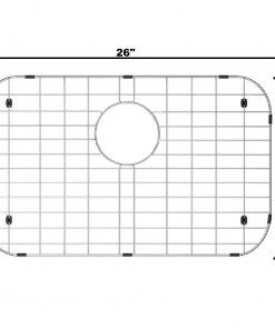 Allora USA - GR-3018 Combo- Stainless Steel Sink Grid With Protective Bumpers And Feet 11 Allora USA - GR-3018 Combo- Stainless Steel Sink Grid With Protective Bumpers And Feet