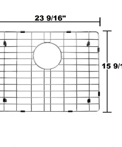 Allora USA - GRHM-2721F-R15 Combo- Stainless Steel Sink Grid Radius