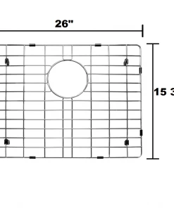 Grids Allora USA - GRHM-3021F - Stainless Steel Sink Grid With Protective Bumpers And Feet 7 Grids Allora USA - GRHM-3021F - Stainless Steel Sink Grid With Protective Bumpers And Feet