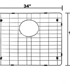 Allora USA - KH-3318-R15 Combo - 33" X 18" X 10" Handmade Undermount Double Bowl Stainless Steel Kitchen Sink Sinks 16 Allora USA - KH-3318-R15 Combo - 33
