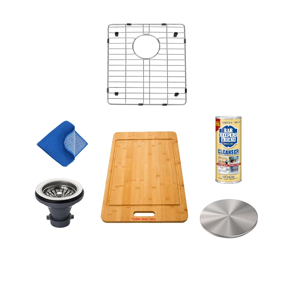 Grid Combo Allora USA - GRHM-1518 Combo- Stainless Steel Kitchen Sink Grid 1 Grid Combo Allora USA - GRHM-1518 Combo- Stainless Steel Kitchen Sink Grid