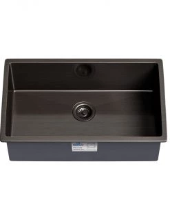 NEW! Allora USA KH-2718-R15-GM Gunmetal Black Matte Stainless Steel Handmade Sink Sinks