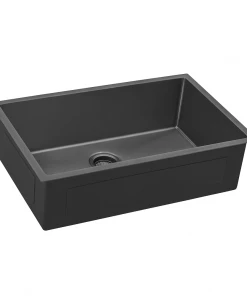 NEW! Allora USA KH-2718-R15-GM Gunmetal Black Matte Stainless Steel Handmade Sink Sinks