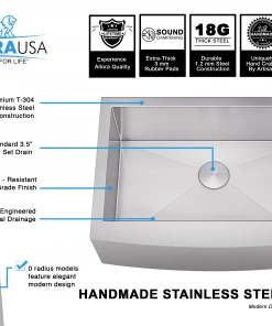 Sinks Allora USA - KH-3021F Combo - 30