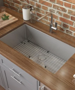 RUVATI Undermount Stainless Steel 28 In. 16-Gauge Single Bowl Kitchen Sink Sinks