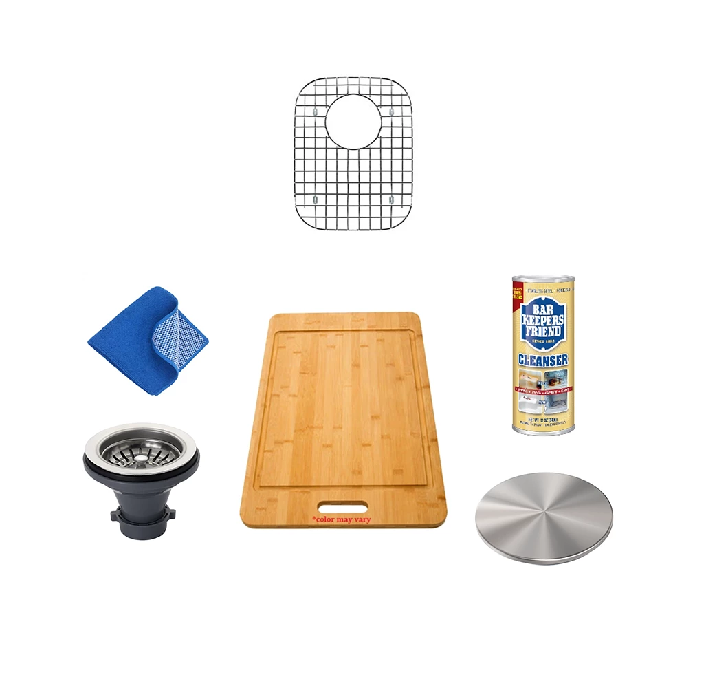 Allora USA - GR-1518 Combo - Stainless Steel Sink Grid Faucets 1 Allora USA - GR-1518 Combo - Stainless Steel Sink Grid Faucets