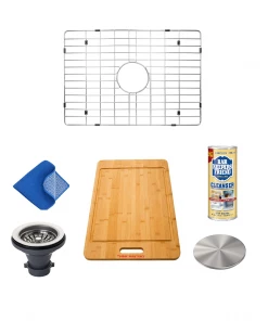 Allora USA - GR-2318-R25 Combo- Basin Rack Stainless Steel Accessory Radius