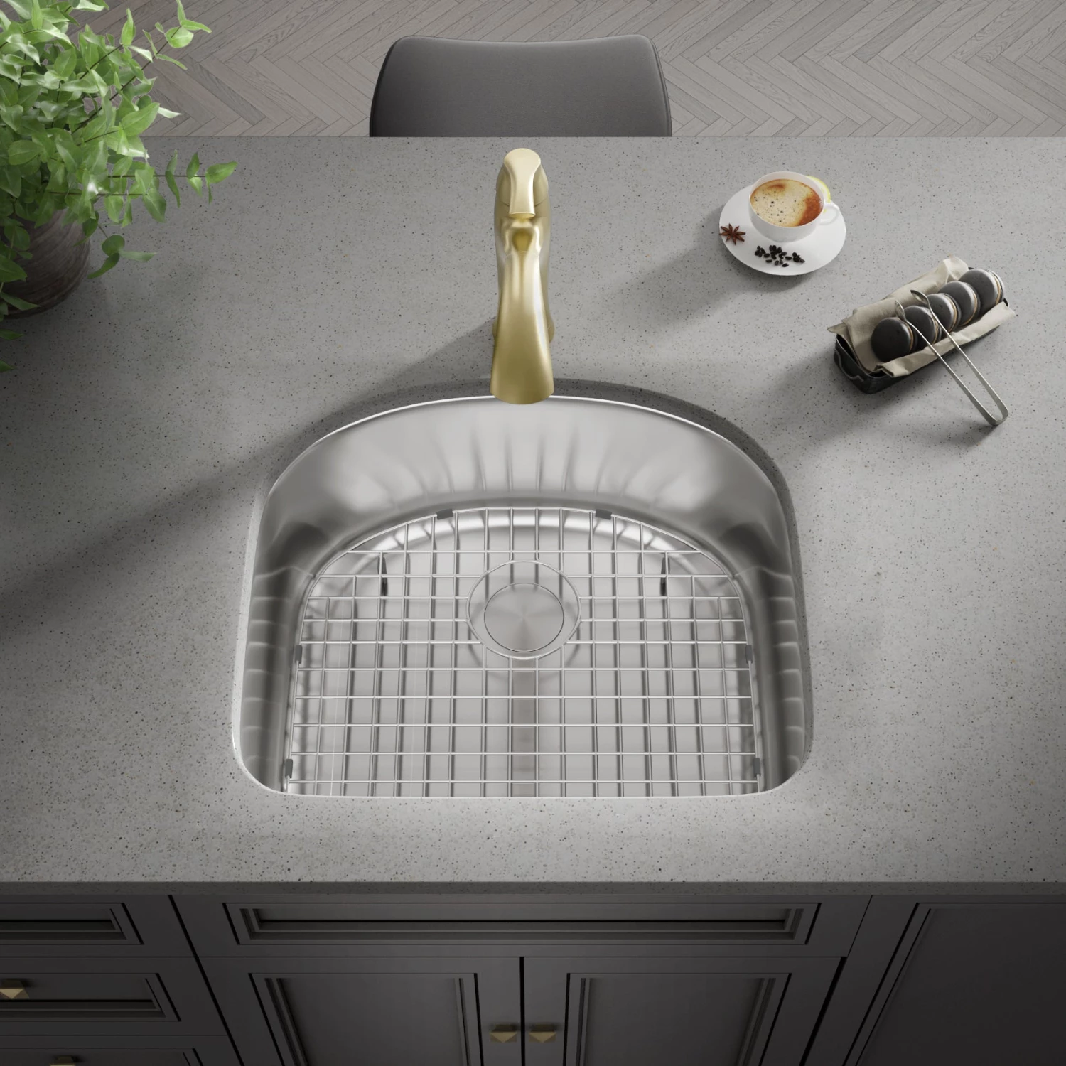 Allora USA - GR-2321 Combo- Basin Rack Stainless Steel Accessory 2 Allora USA - GR-2321 Combo- Basin Rack Stainless Steel Accessory