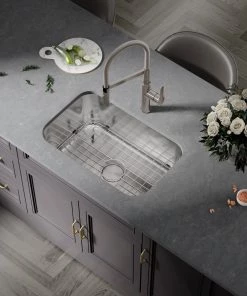 Allora USA Accessories GRID - GR-2718 - Stainless Steel Sink Grid With Protective Bumpers And Feet