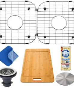 Allora USA -GR-3118 Combo- Stainless Steel Sink Grid