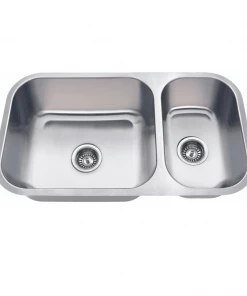 Allora USA KSN-3218 Undermount Double Bowl Kitchen Sink