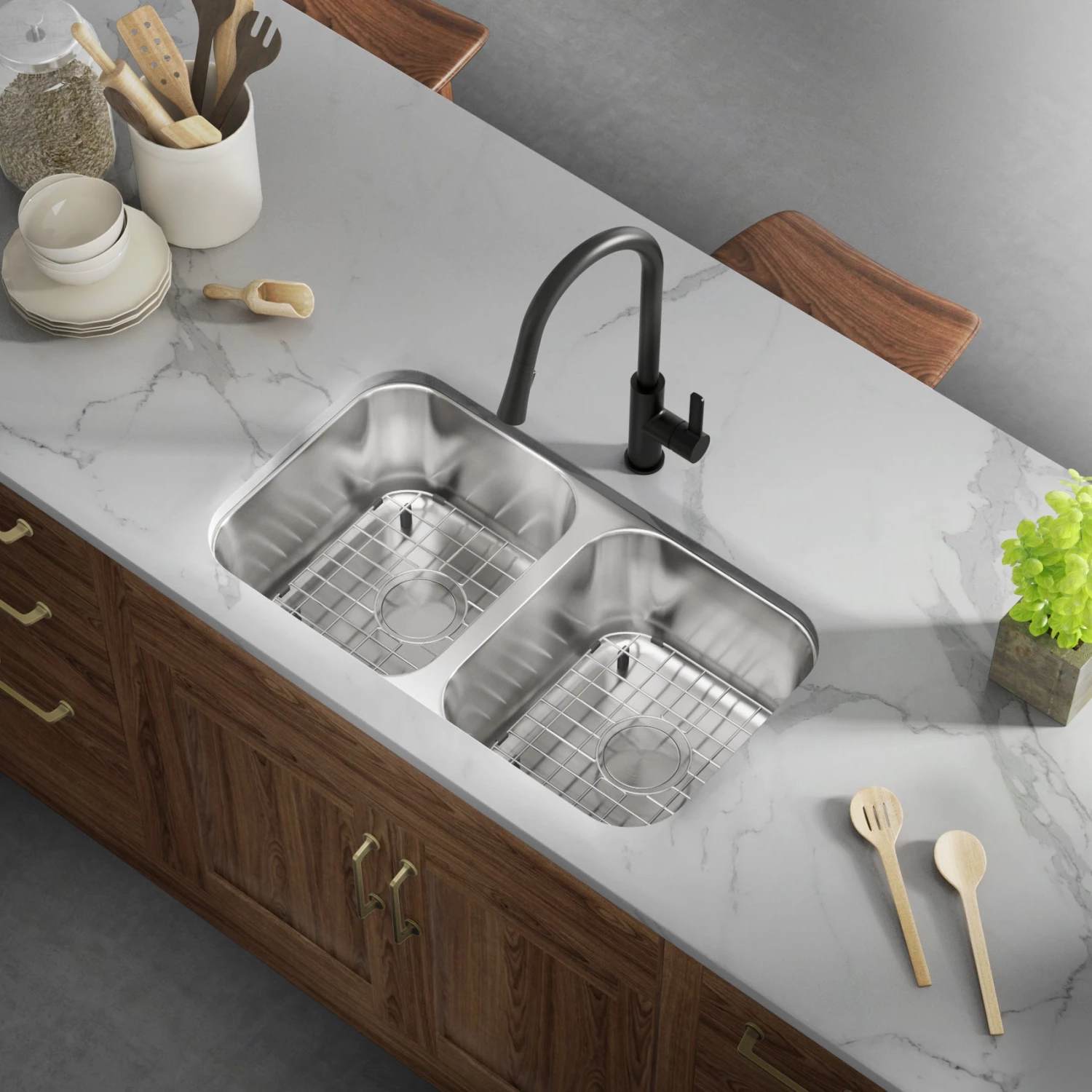 Accessories Allora USA - GR-3318 - Stainless Steel Sink Grid 3 Accessories Allora USA - GR-3318 - Stainless Steel Sink Grid