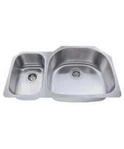 Allora USA - KSN-3321R - Undermount Double Bowl Kitchen Sink
