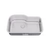 Allora USA - ND-3222 Kitchen Sink - 32" X 22" X 9" Under Mount 18 Gauge Stainless Steel Kitchen Sink Sinks