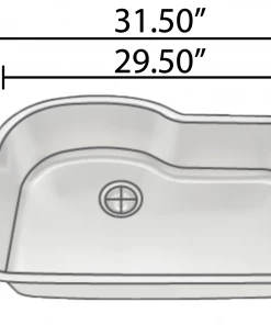Allora USA - ND-3222 Kitchen Sink - 32