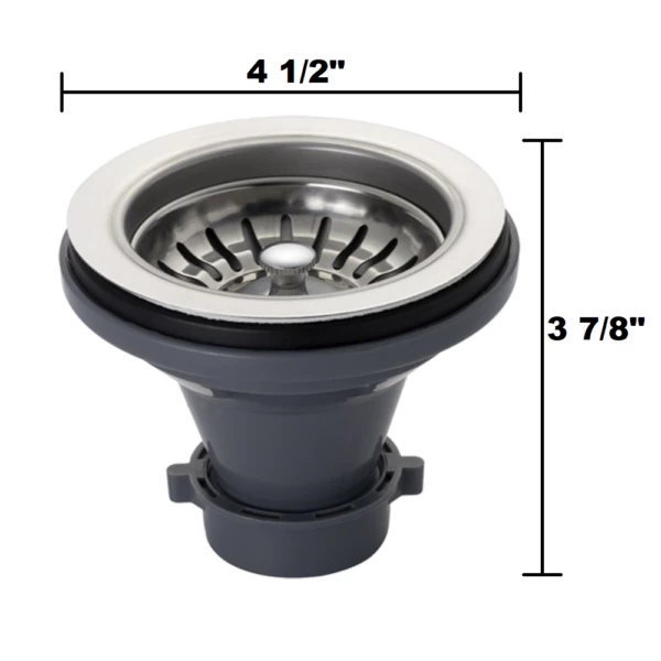 Allora USA - KSN-3118-S Combo - 31" X 18" X 9" Undermount Single Bowl Stainless Steel Kitchen Sink 5 Allora USA - KSN-3118-S Combo - 31" X 18" X 9" Undermount Single Bowl Stainless Steel Kitchen Sink